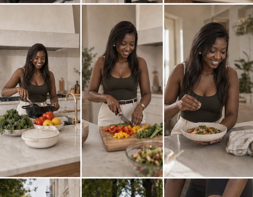 Mon univers : travailler, cuisiner, marcher